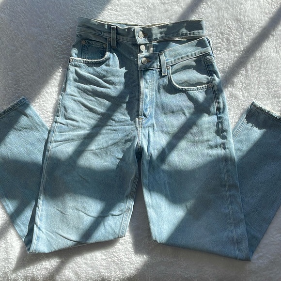 AGOLDE Broken Waistband Jeans Size 25 - Picture 2 of 8
